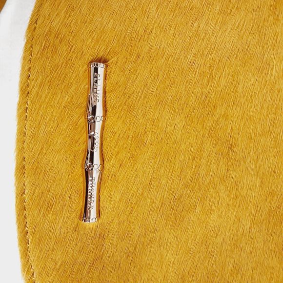 Elaine Turner Cam Crosssbody Bag Calf Hair Golden Flag Handbag with Dust Bag - Picture 9 of 16